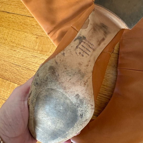Stuart Weitzman Tan Knee-High Women's Boots - Picture 3 of 3